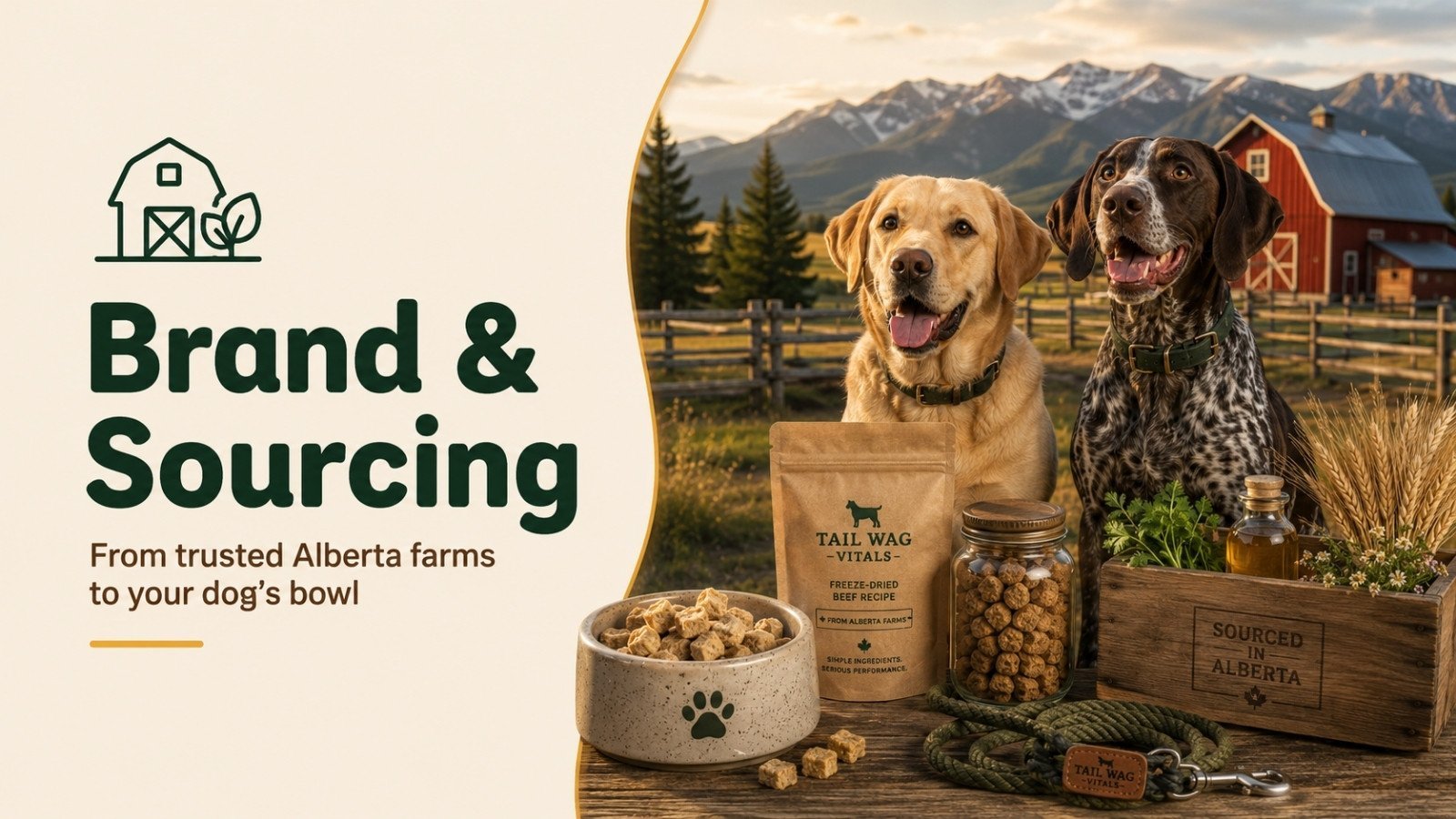 Albertan dog food